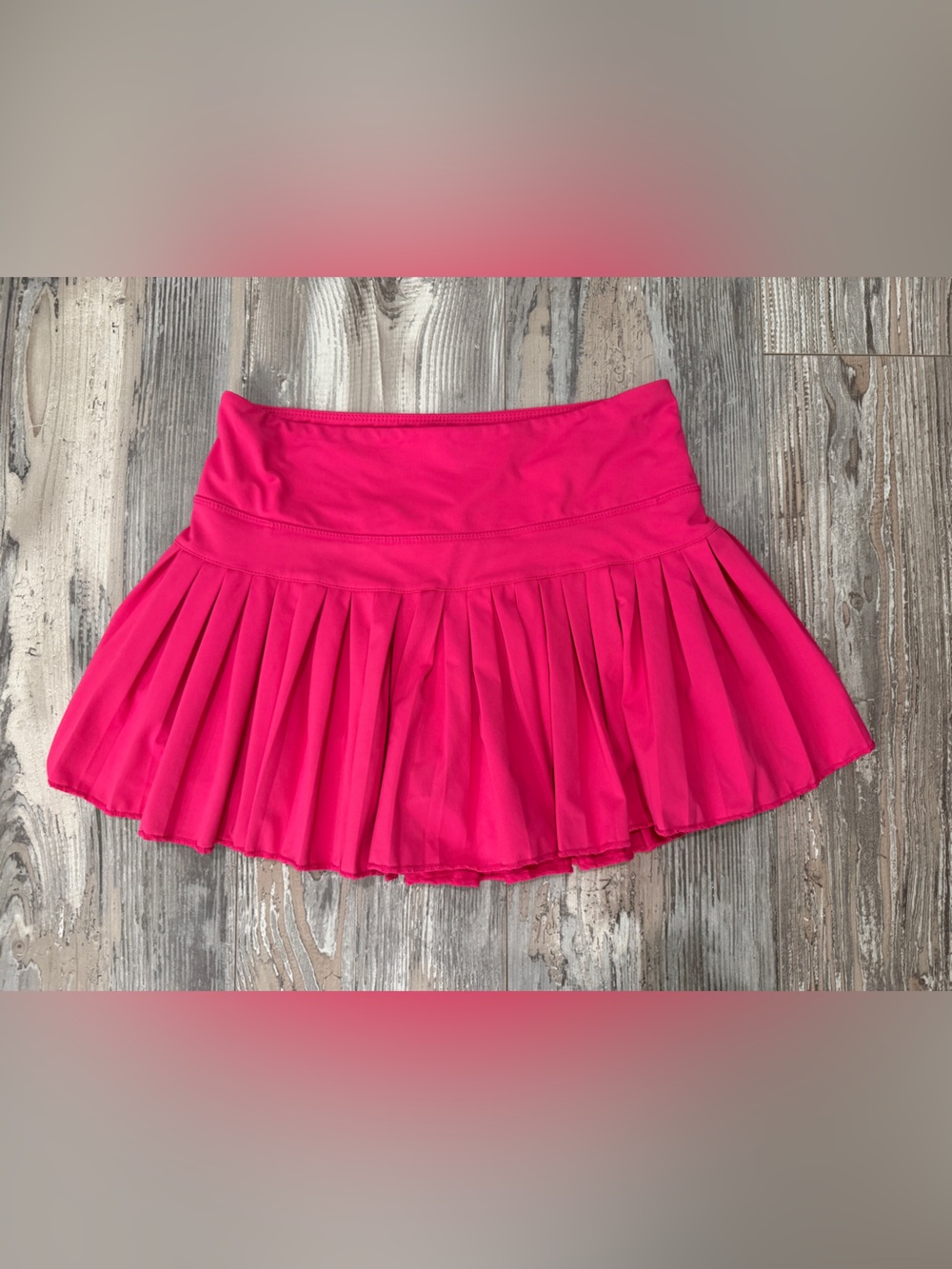 Women’s Pleated Mini Skirt in Hot Pink